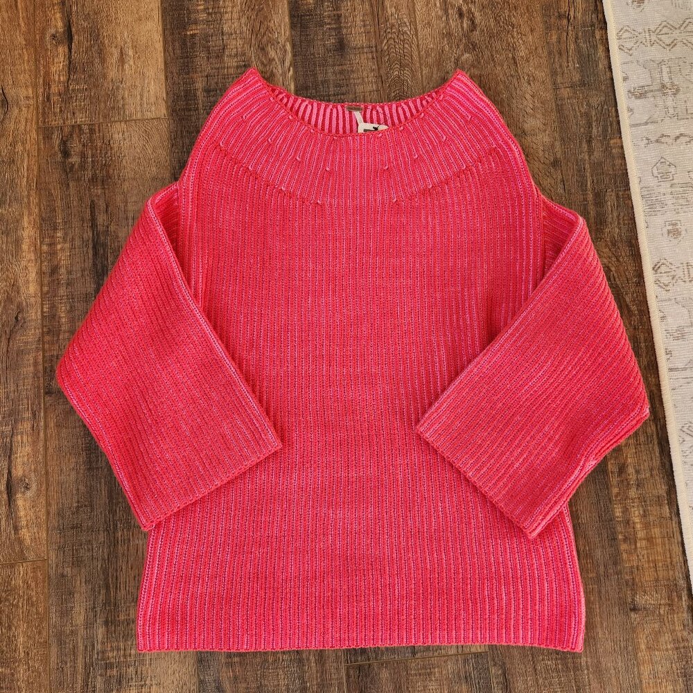 Free‎ People Charlotte Tunic Sweater in Blossom Glow Combo Size Small